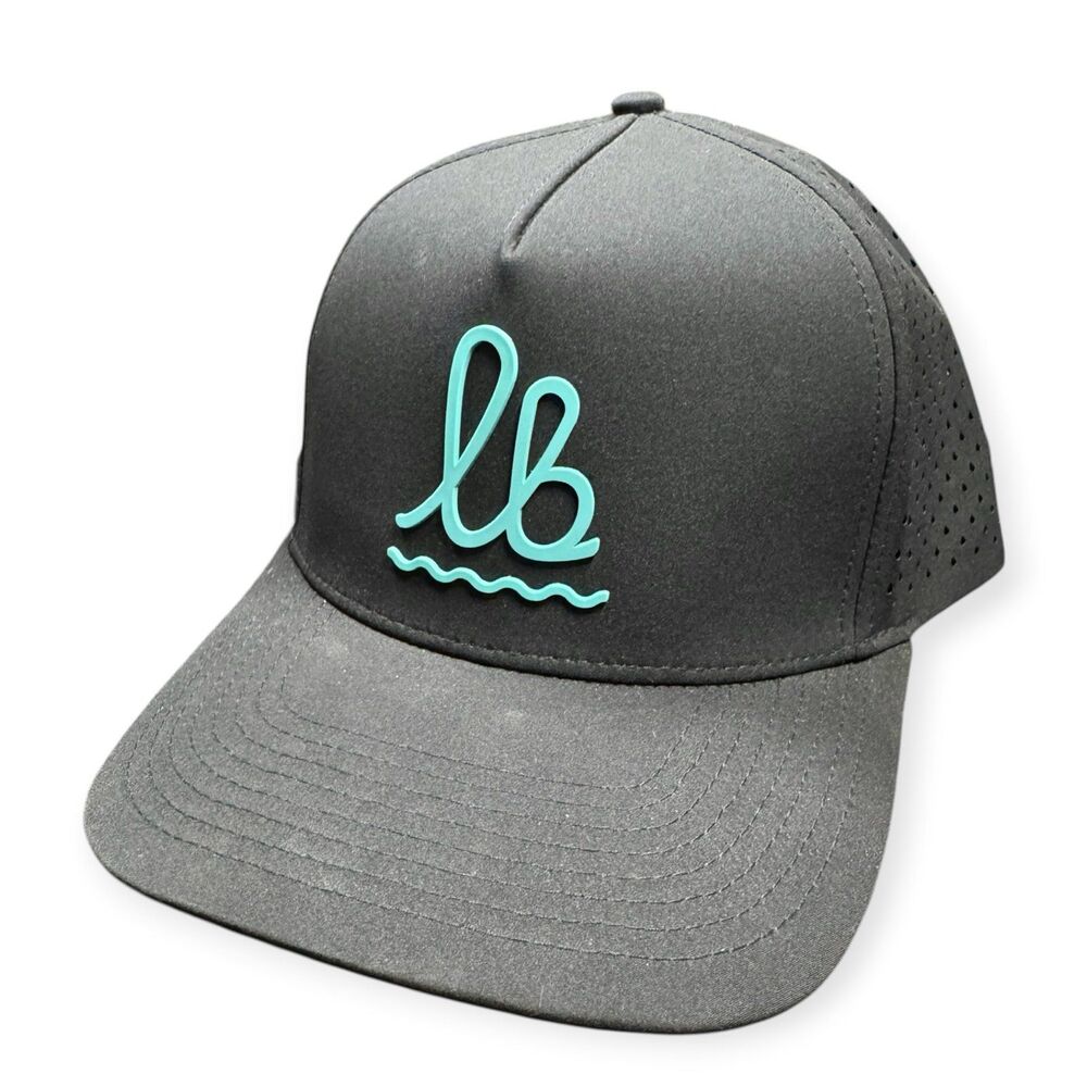 Craft Beer LB Snapback Hat Adjustable Black with Blue Logo